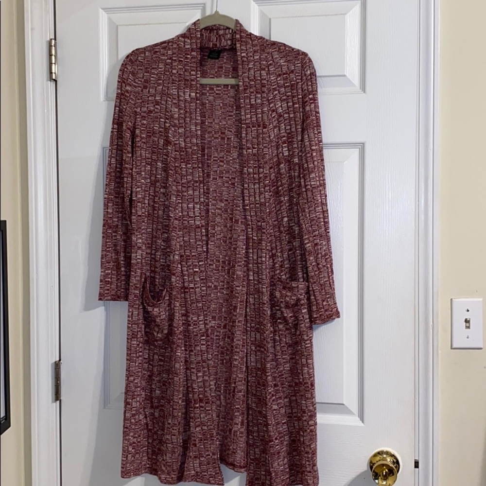 Long sleeve, long cardigan